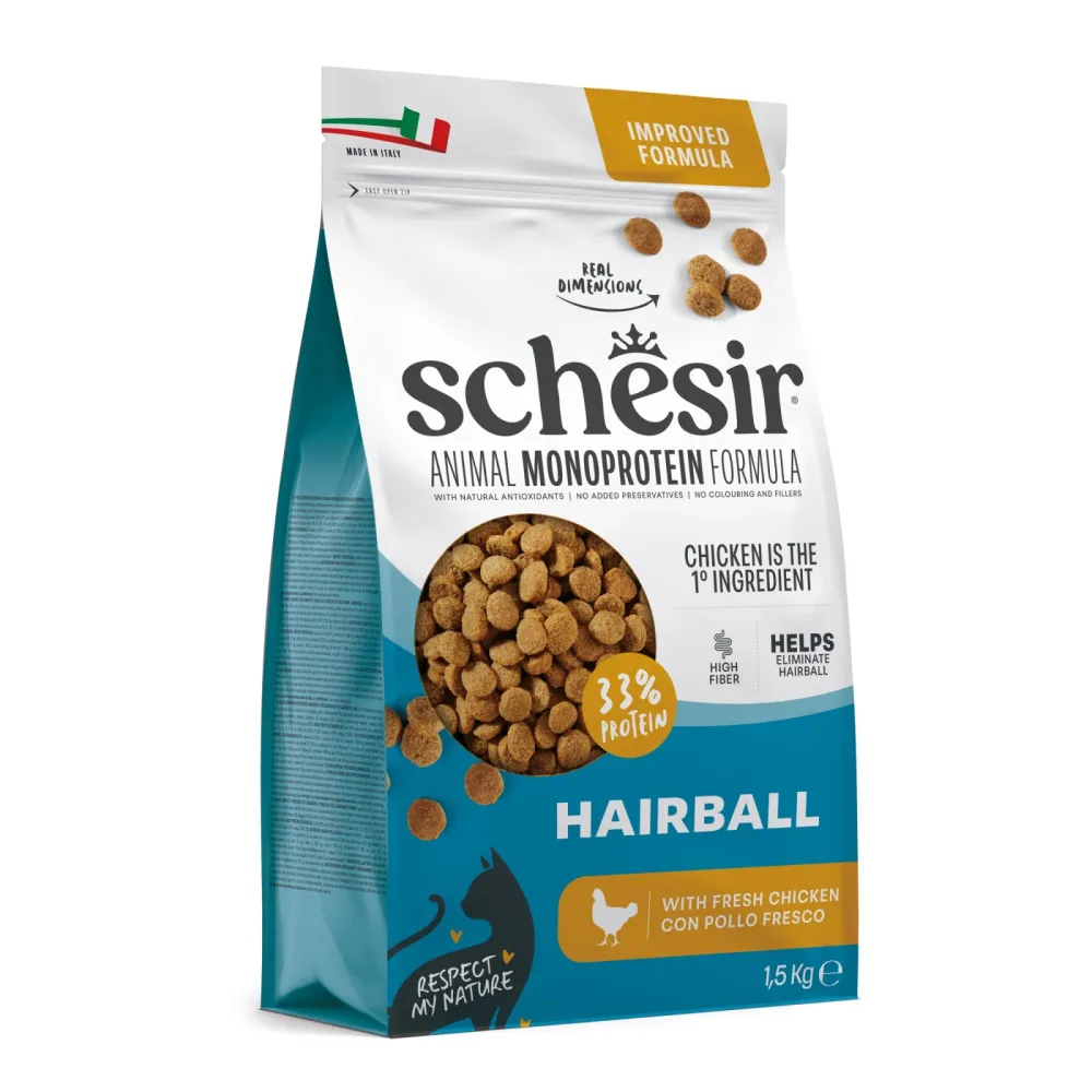 Schesir Original Hairball mit Huhn - 1,5 kg