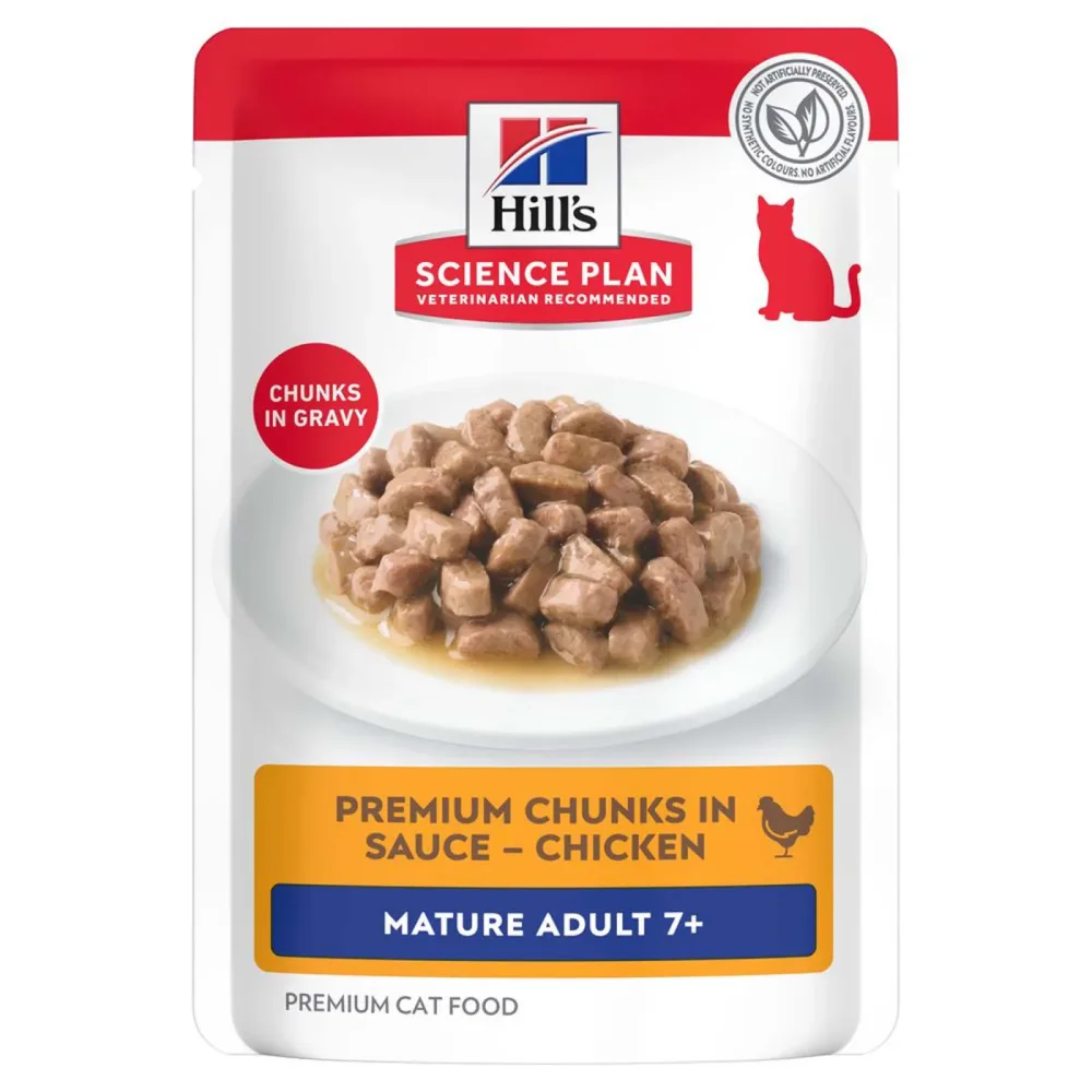 Hill's Science Plan Mature Adult 7+ - Sparpaket: Seefisch (24 x 85 g)