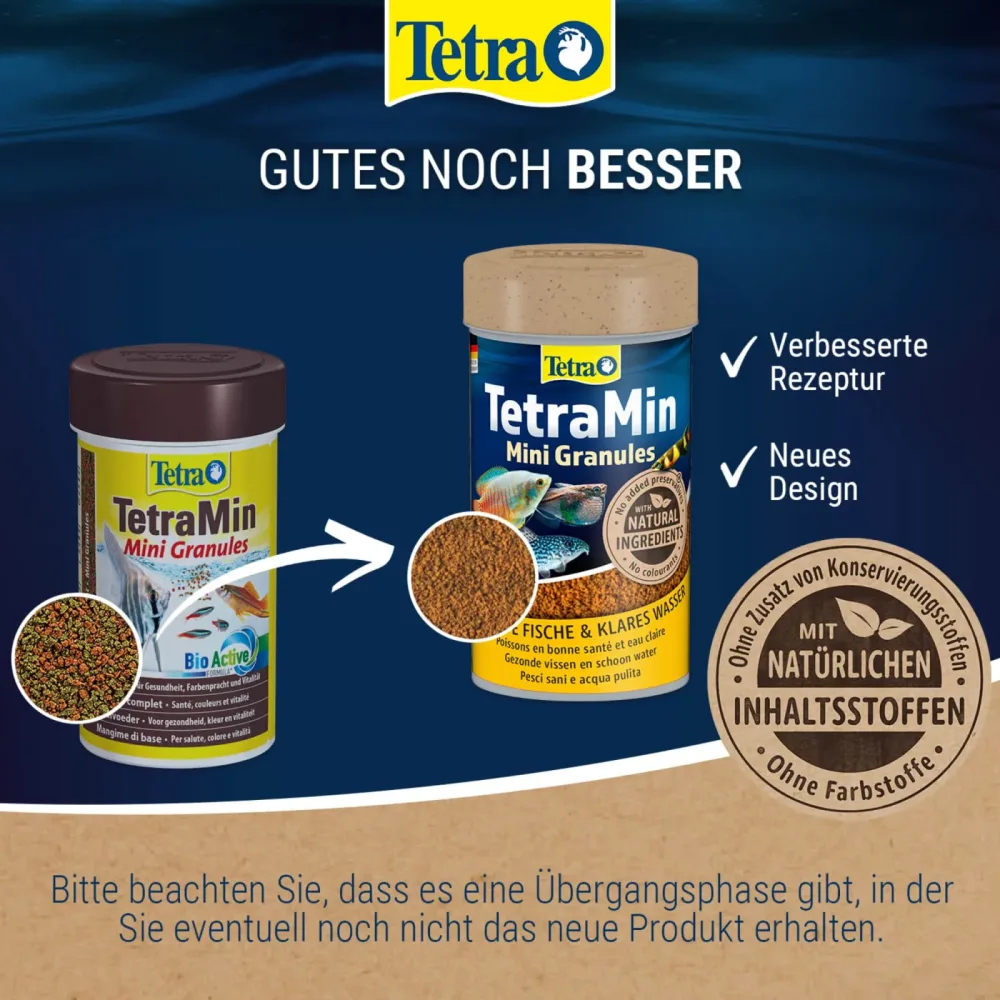 TetraMin Mini Granules - Sparpaket: 3 x 100 ml