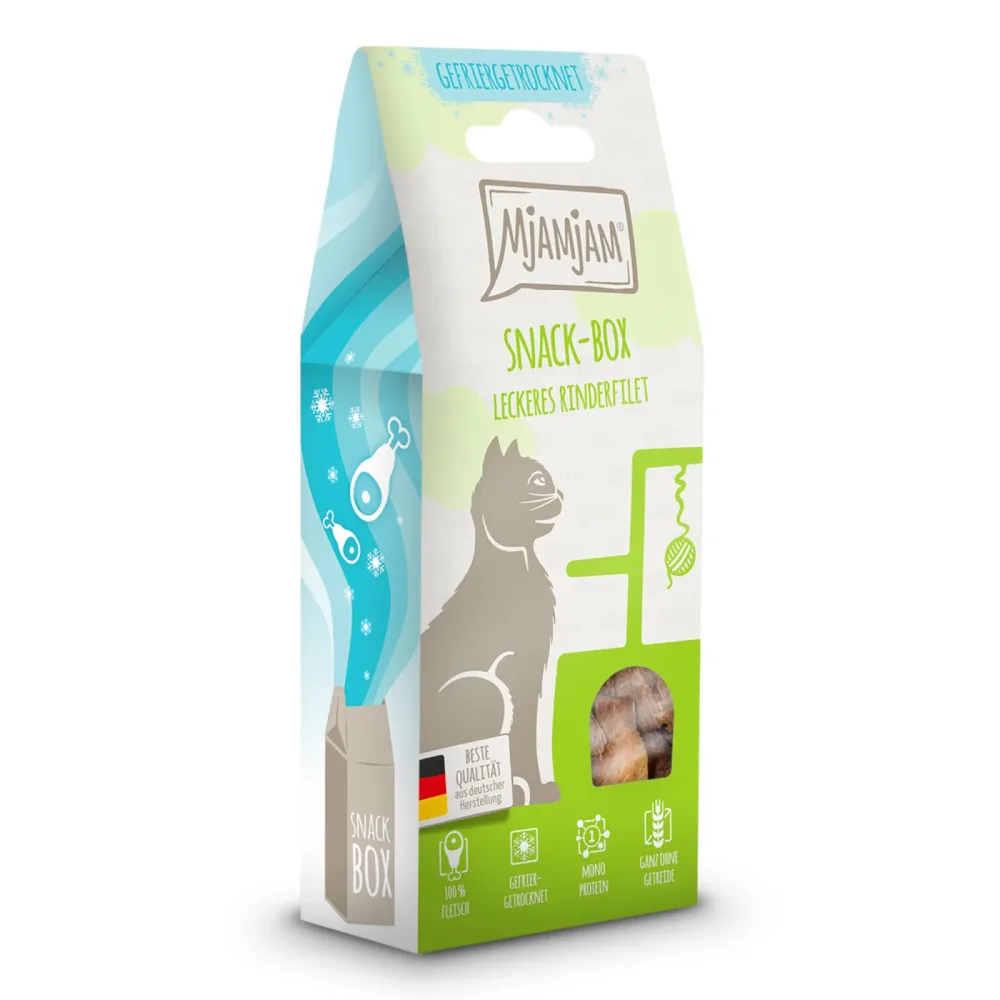 MjAMjAM Snack-Box leckeres Rinderfilet, 35 g