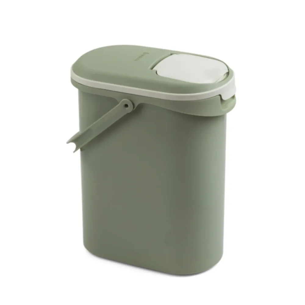 Curver Futterbehälter für Hunde/Katzen, grün - 10 Liter, bis 4 kg Trockenfutter