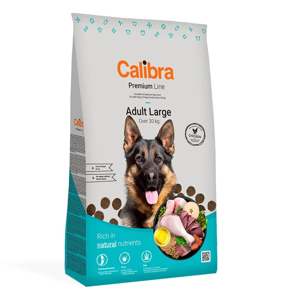 Calibra Dog Premium Line Adult Large Breed Huhn - 2 x 12 kg