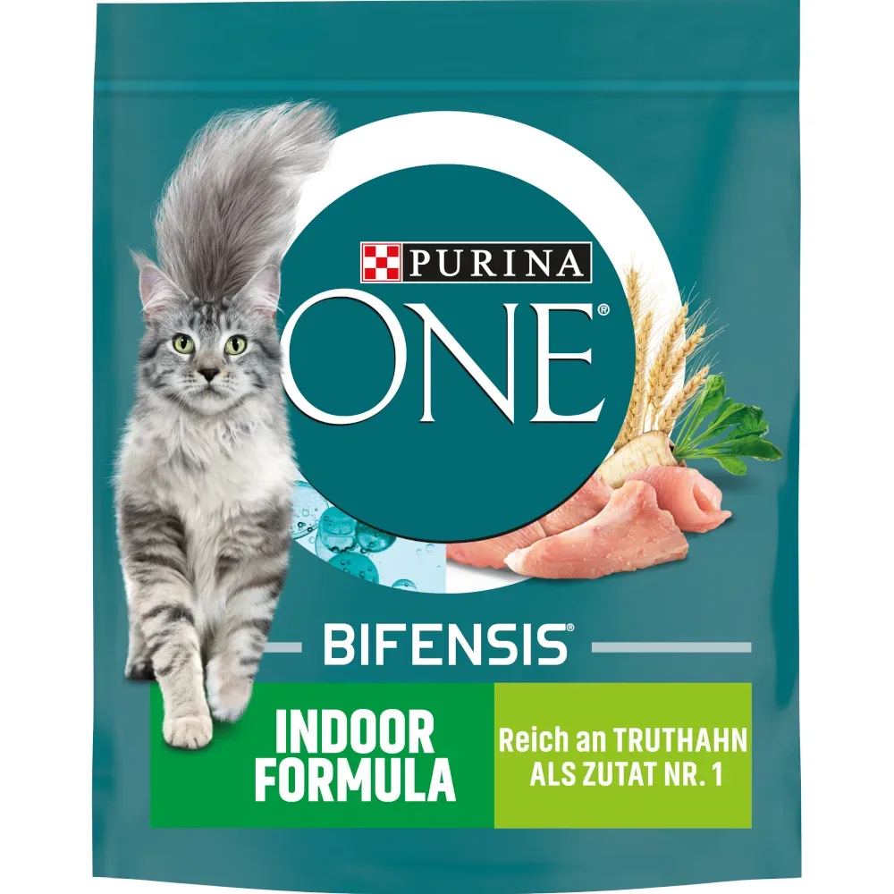 PURINA ONE Indoor Formula - Sparpaket: 2 x 750 g