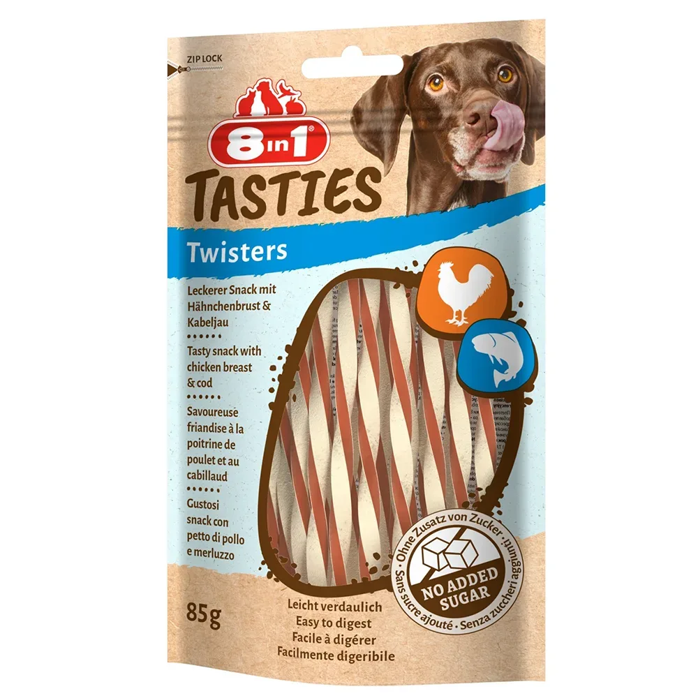 8in1 Tasties Huhn Twisters - 3 x 85 g