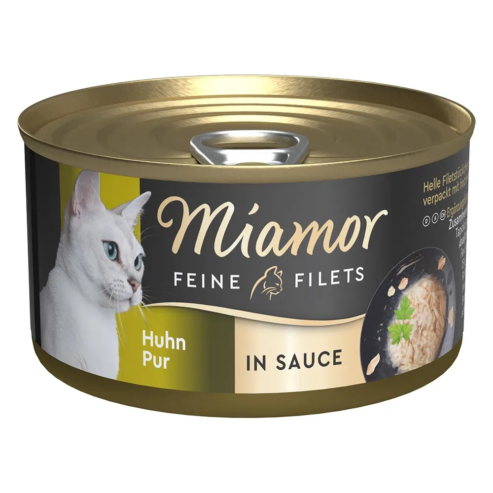 Miamor Feine Filets in Sosse 24 x 85 g - Thunfisch & Lachs