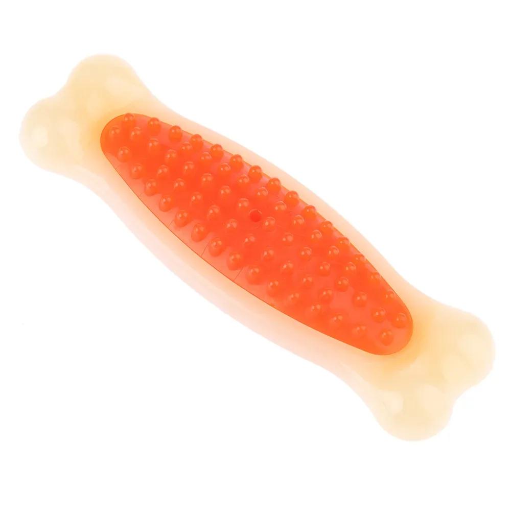 TIAKI Kauspielzeug mit Bacon-Geschmack - Gr. M: L 14 x B 4 x H 3 cm