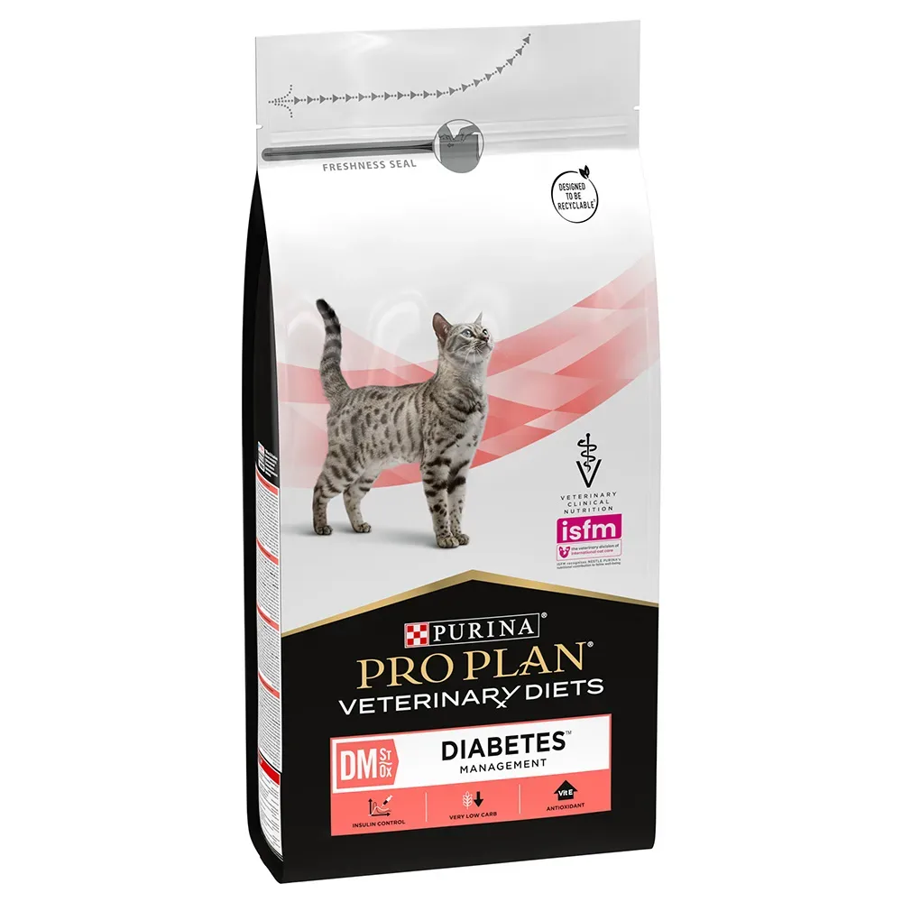PRO Plan® Veterinary Diets Feline DM St/Ox Diabetes Management - Trockenfutter für Katzen mit Diabetes