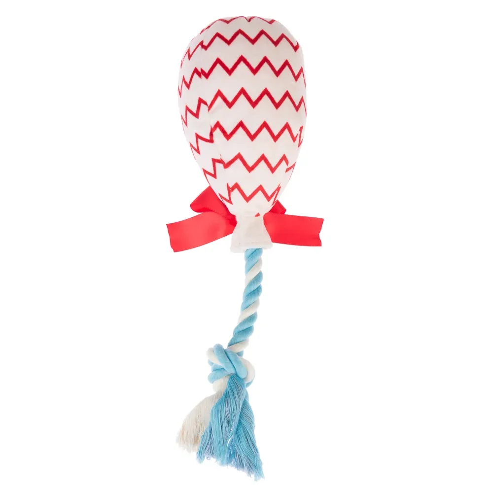 TIAKI Hundespielzeug Geburtstagsballon - L 30 x Ø 9 cm
