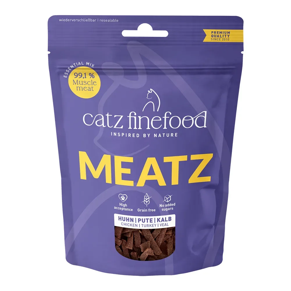 catz finefood Meatz Mixpack - Sparpaket: Essential Mix (3 x 45 g)