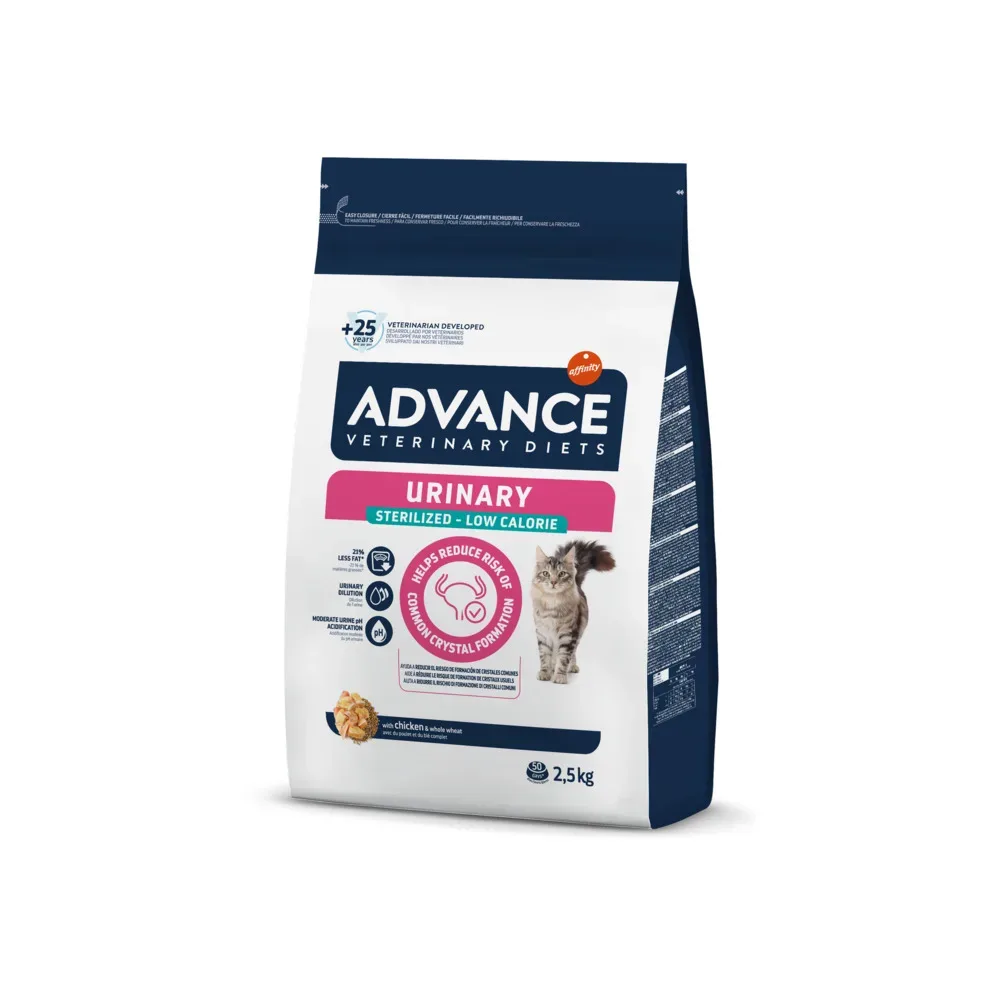 Advance Veterinary Diets Cat Urinary Sterilized Low Calorie - Sparpaket: 2 x 7,5 kg