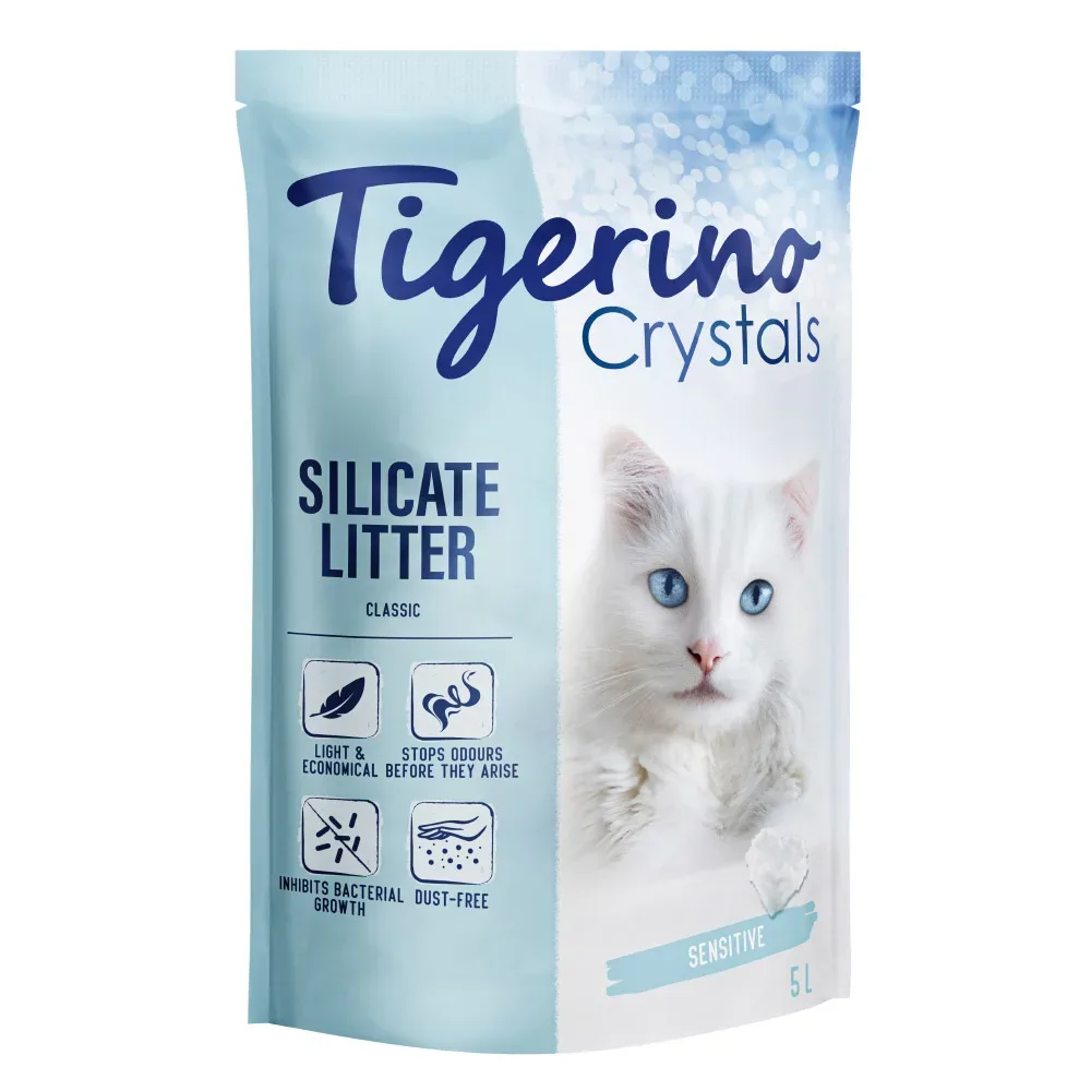 Tigerino Crystals Classic Sensitive Katzenstreu ? parfümfrei - 5 l