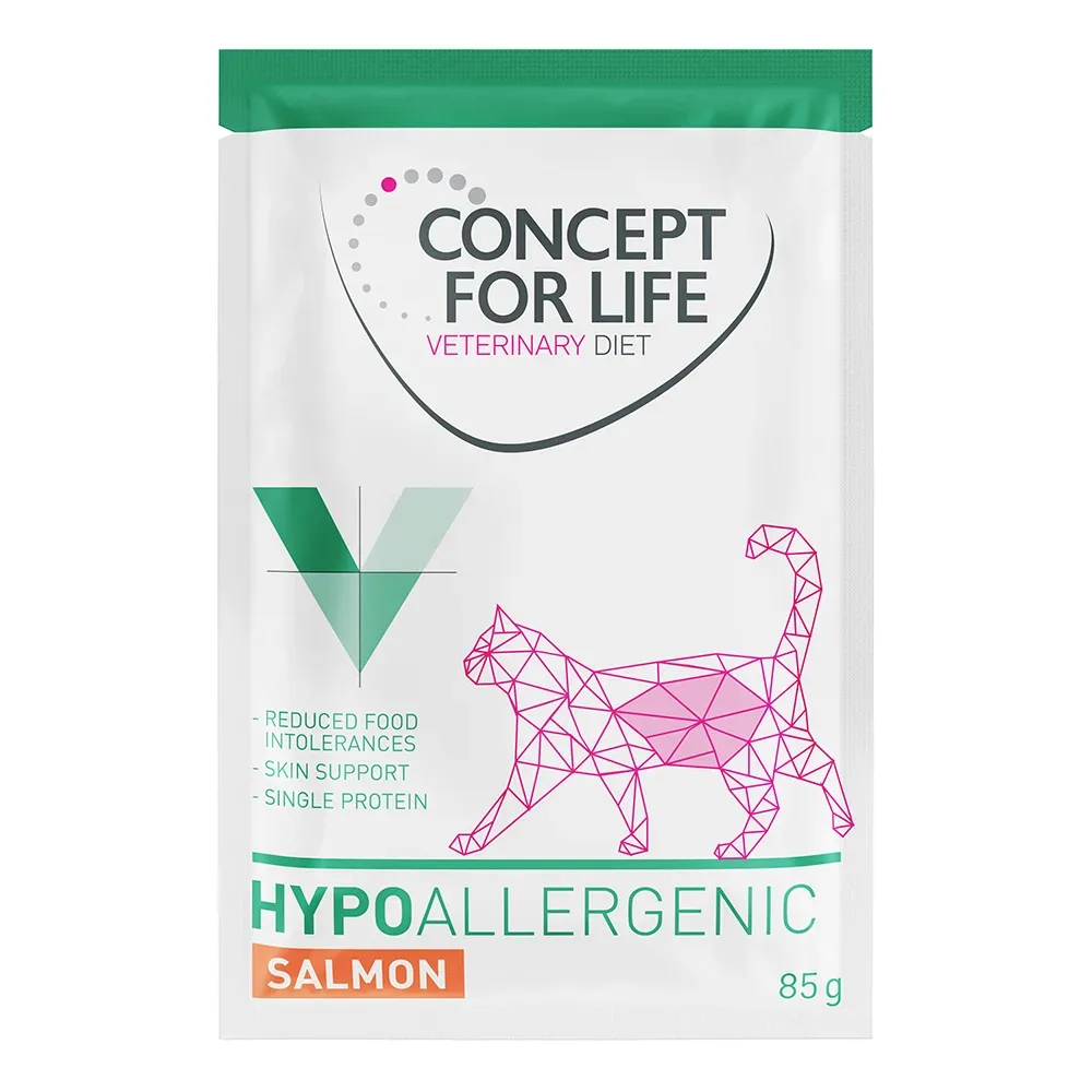 Concept for Life Veterinary Diet Hypoallergenic Lachs - Sparpaket: 24 x 85 g