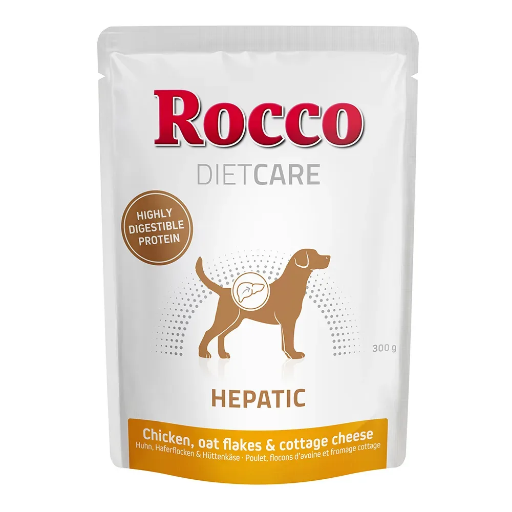 Rocco Diet Care Hepatic Huhn mit Haferflocken & Hüttenkäse 300 g - Pouch - 6 x 300 g