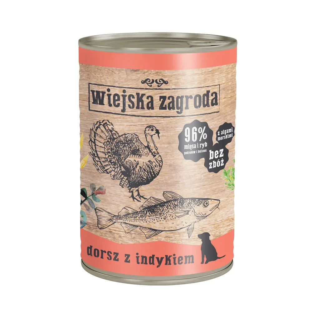 Wiejska Zagroda Dog 12 x 400 g - Wildschwein