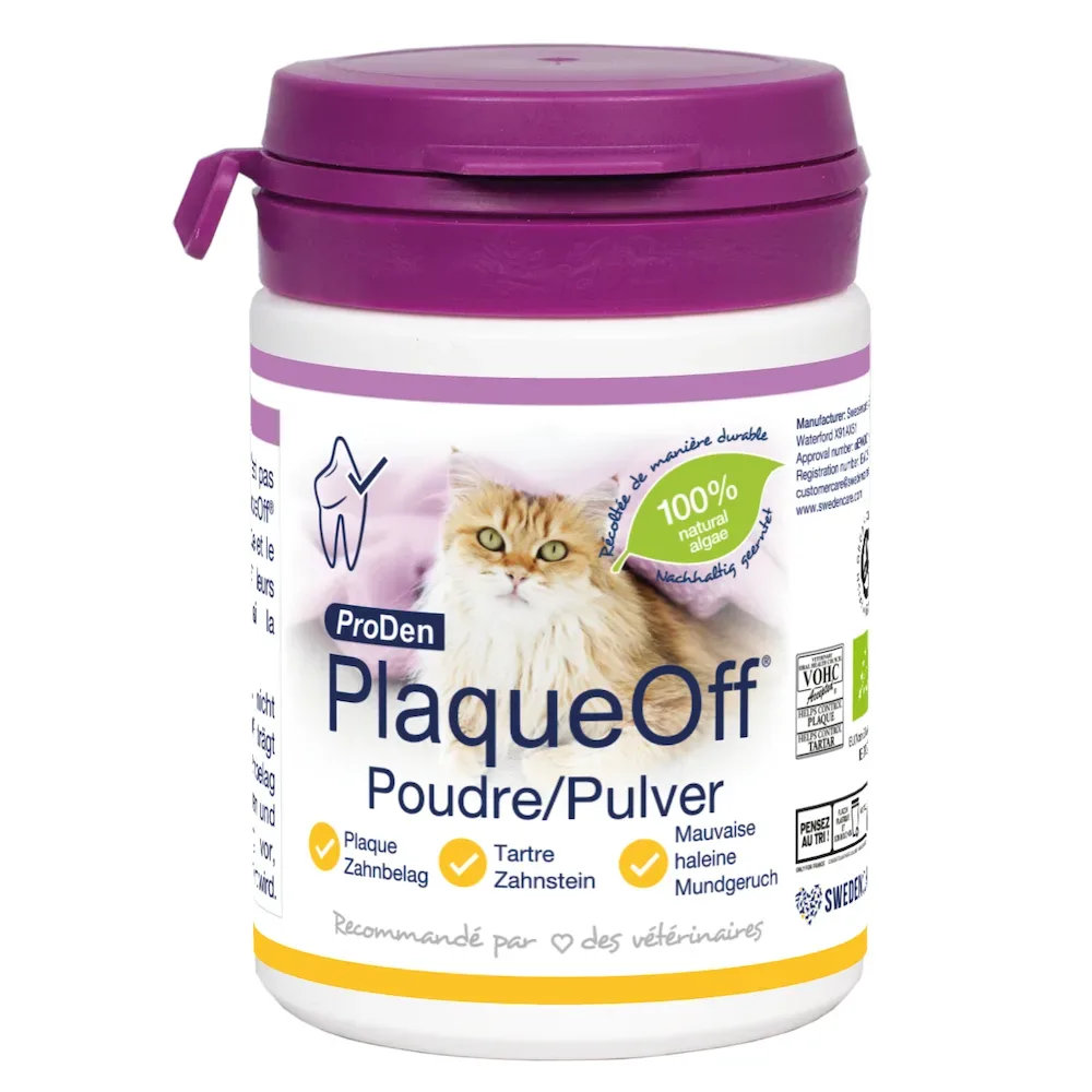 ProDen PlaqueOff Bio-Zahnpflege für Katzen - 40 g