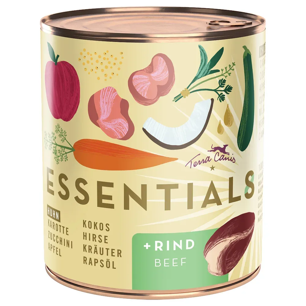 Terra Canis Essential 8+ 6 x 780 g - Mix (3 Sorten)