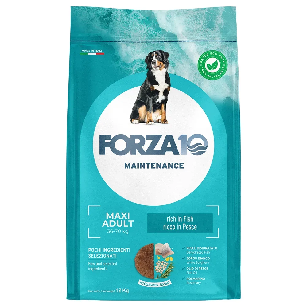 Forza 10 Maxi Maintenance mit Fisch - Sparpaket: 2 x 12 kg