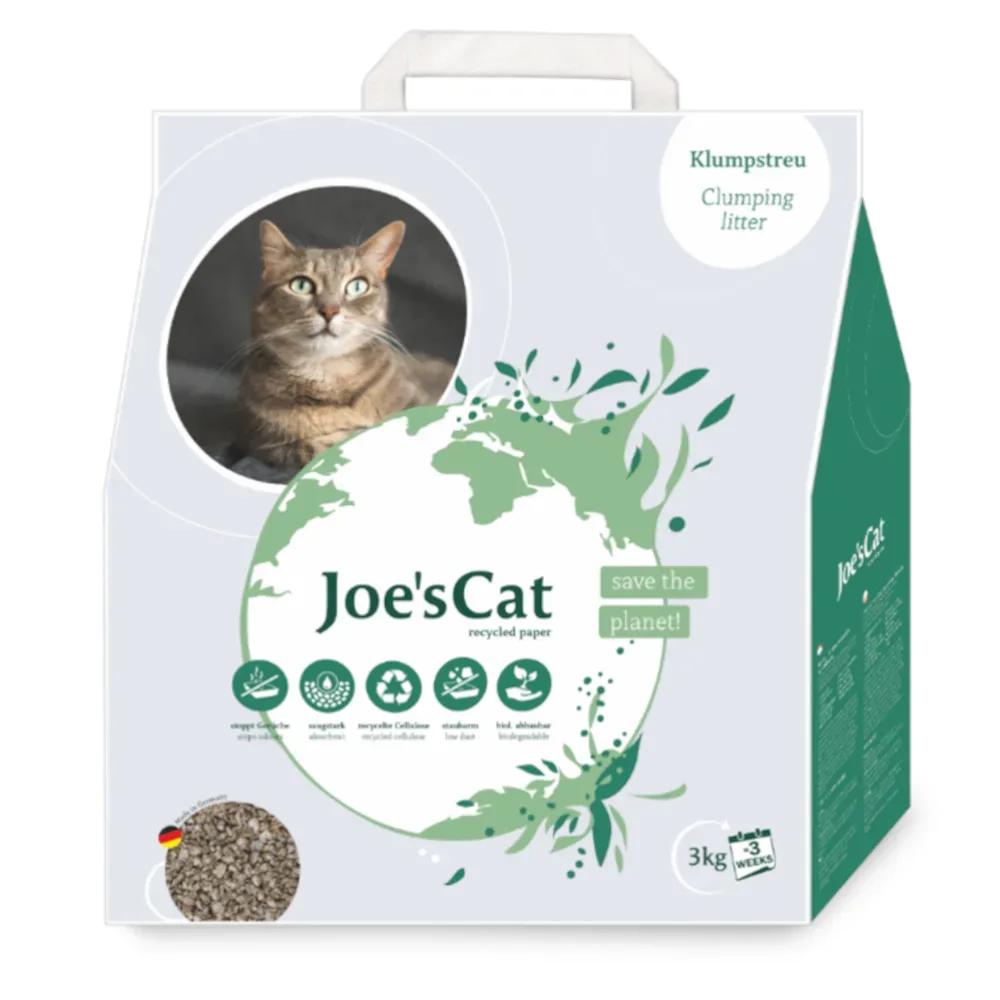 Joe's Cat Klumpende Katzenstreu aus Recyclingpapier - 32 l (12 kg)