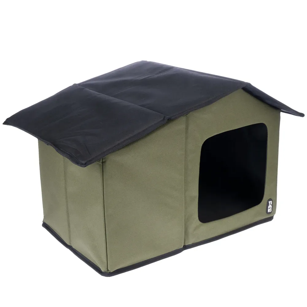 TIAKI Katzenhaus Camo - L 58 x B 42 x H 37 cm