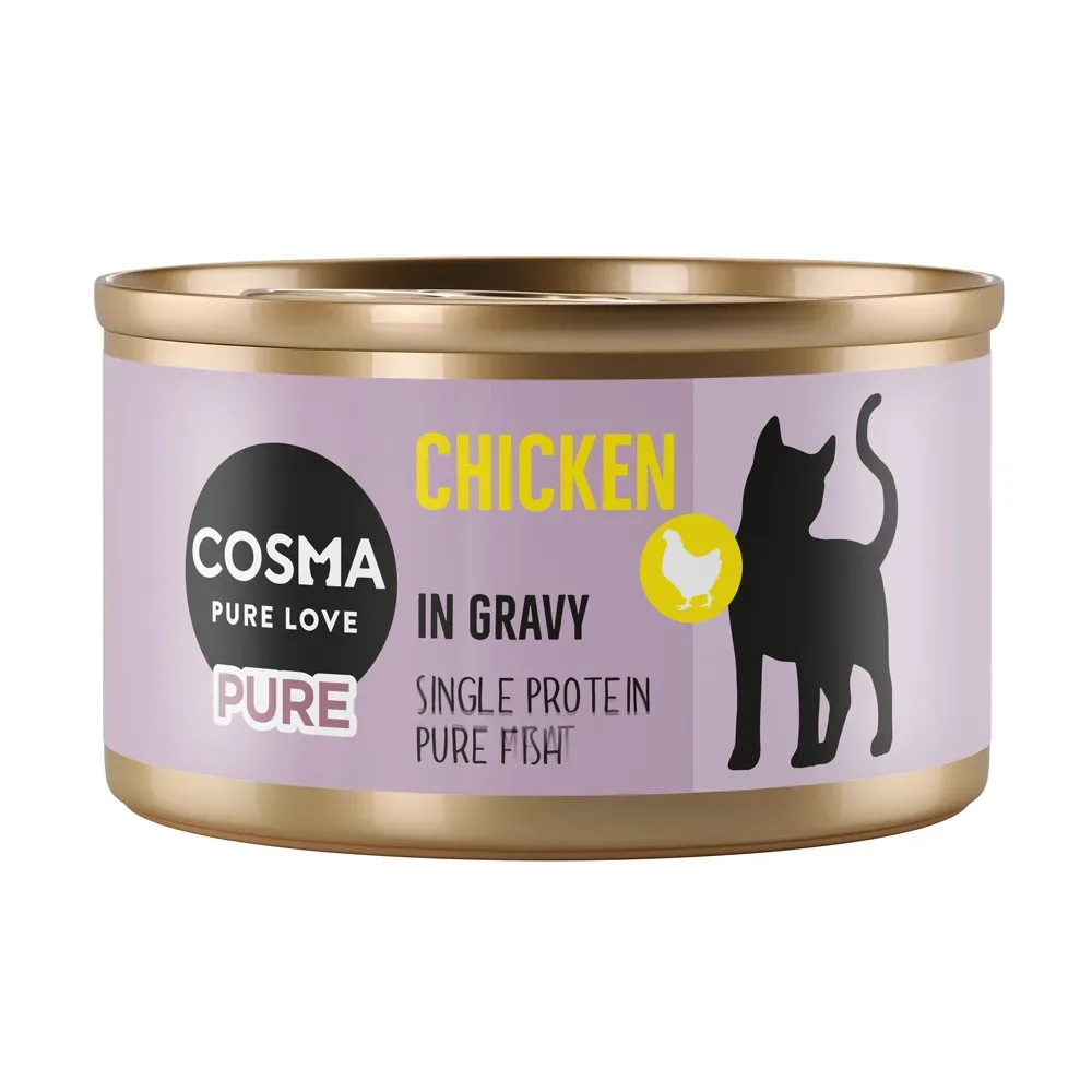 Sparpaket Cosma Pure 12 x 80 g - Lachs