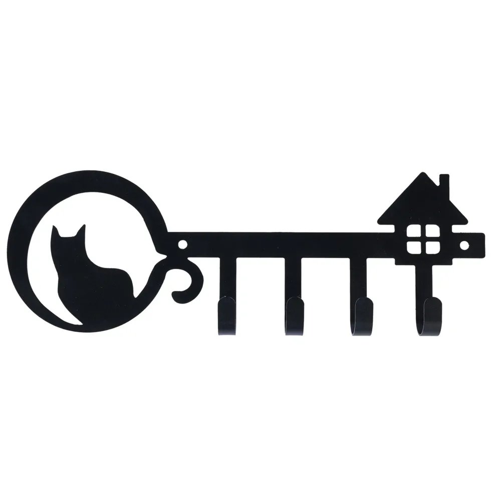 TIAKI Schlüsselbrett zur Wandmontage ?Katze? - 1 Stück