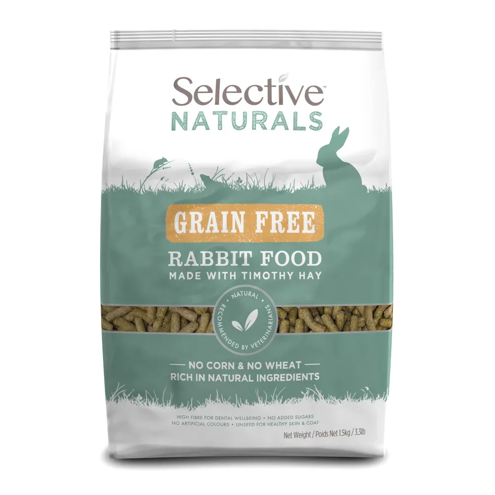 Science Selective Naturals Grain Free Kaninchenfutter - Sparpaket: 2 x 1,5 kg