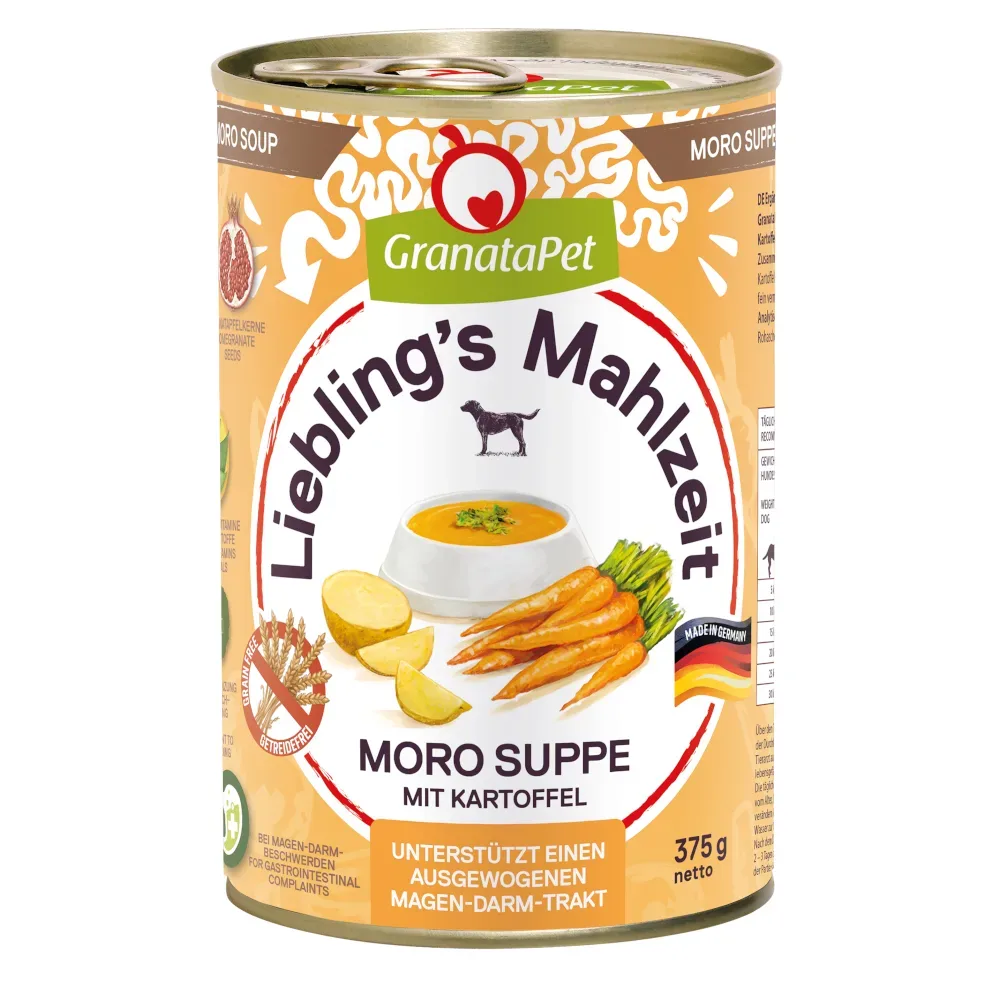 GranataPet Liebeling's Mahlzeit Moro-Suppe - Sparpaket: 12 x 375 g