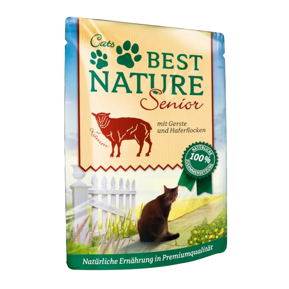 Best Nature Cat Senior 16 x 85 g - Lamm