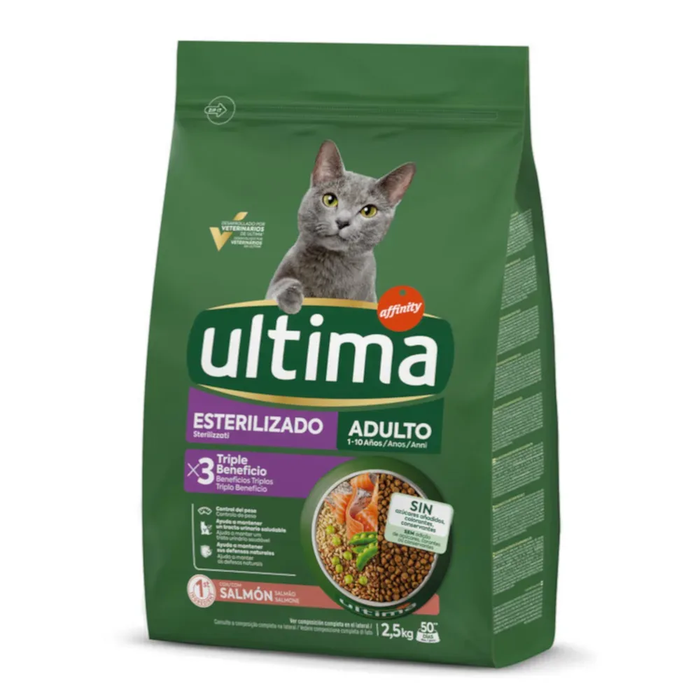 Ultima Sterilized Adult Lachs - Sparpaket: 2 x 2,5 kg
