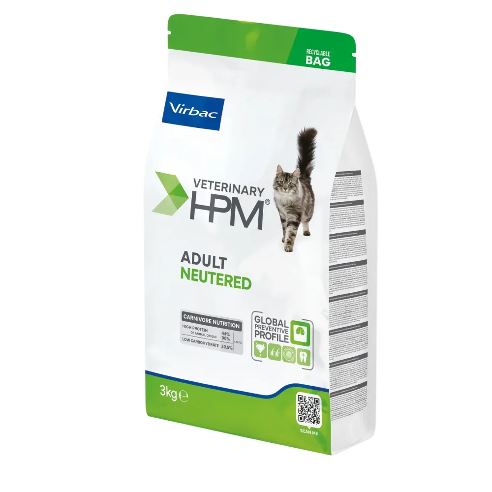 Virbac Veterinary HPM Adult Neutered Cat - 12 kg