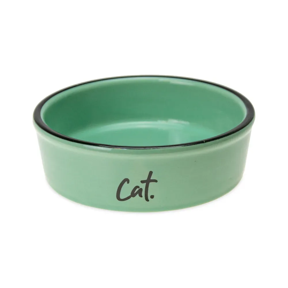 Karlie Keramik Katzennapf, grün - 200 ml, Ø 12 cm