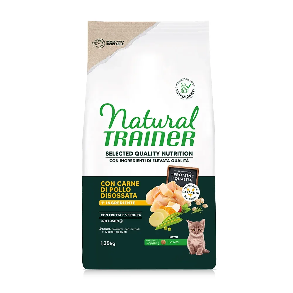 Natural Trainer Selected Quality Nutrition Kitten Huhn - Sparpaket: 2 x 1,25 kg