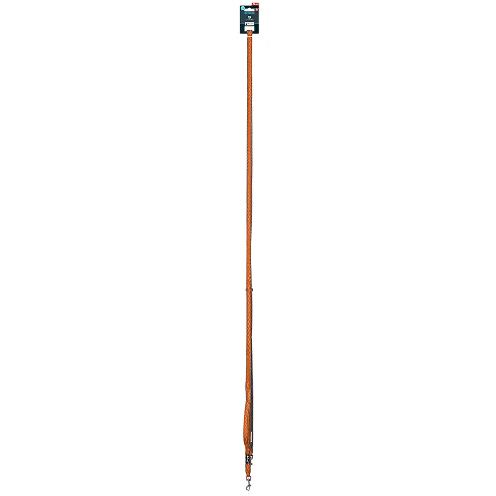 Petlando Outdoor 3 m Führleine, orange - Grösse S: 300 cm lang, 15 mm breit