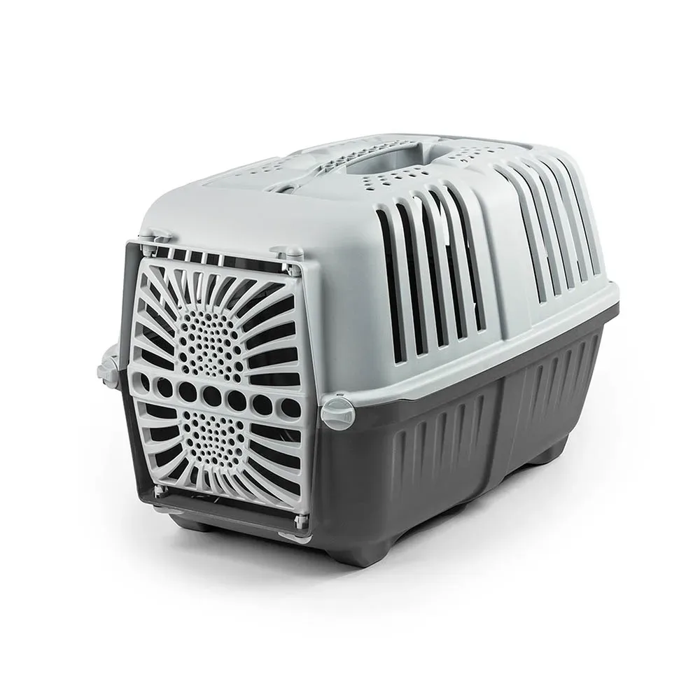 Lionto Transportbox aus Kunststoff, anthrazit - B 36 x T 55 x H 36 cm