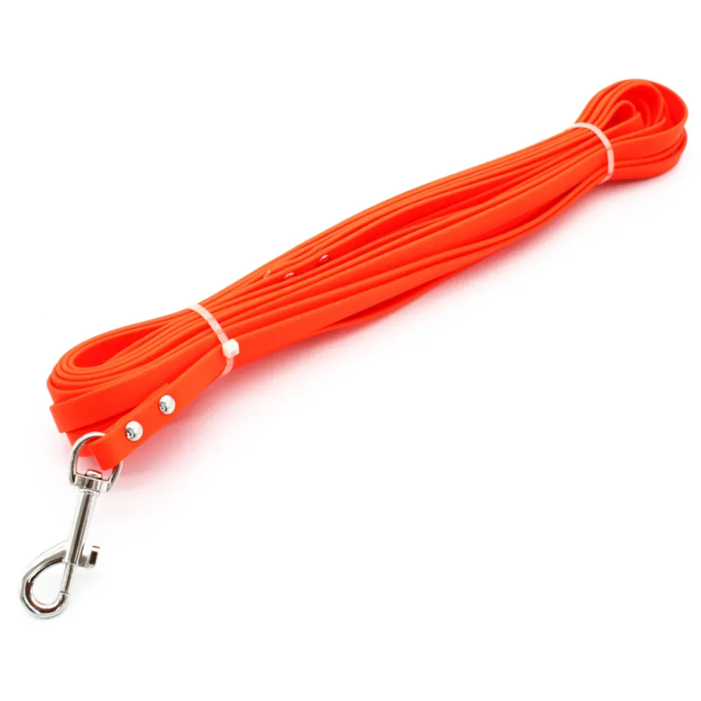 Heim BioThane® Suchleine, leuchtorange - 10 m lang, 13 mm breit