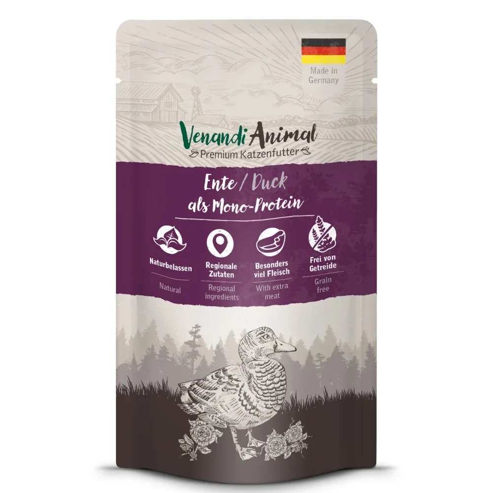 Venandi Animal Monoprotein 12 x 125 g - Ente