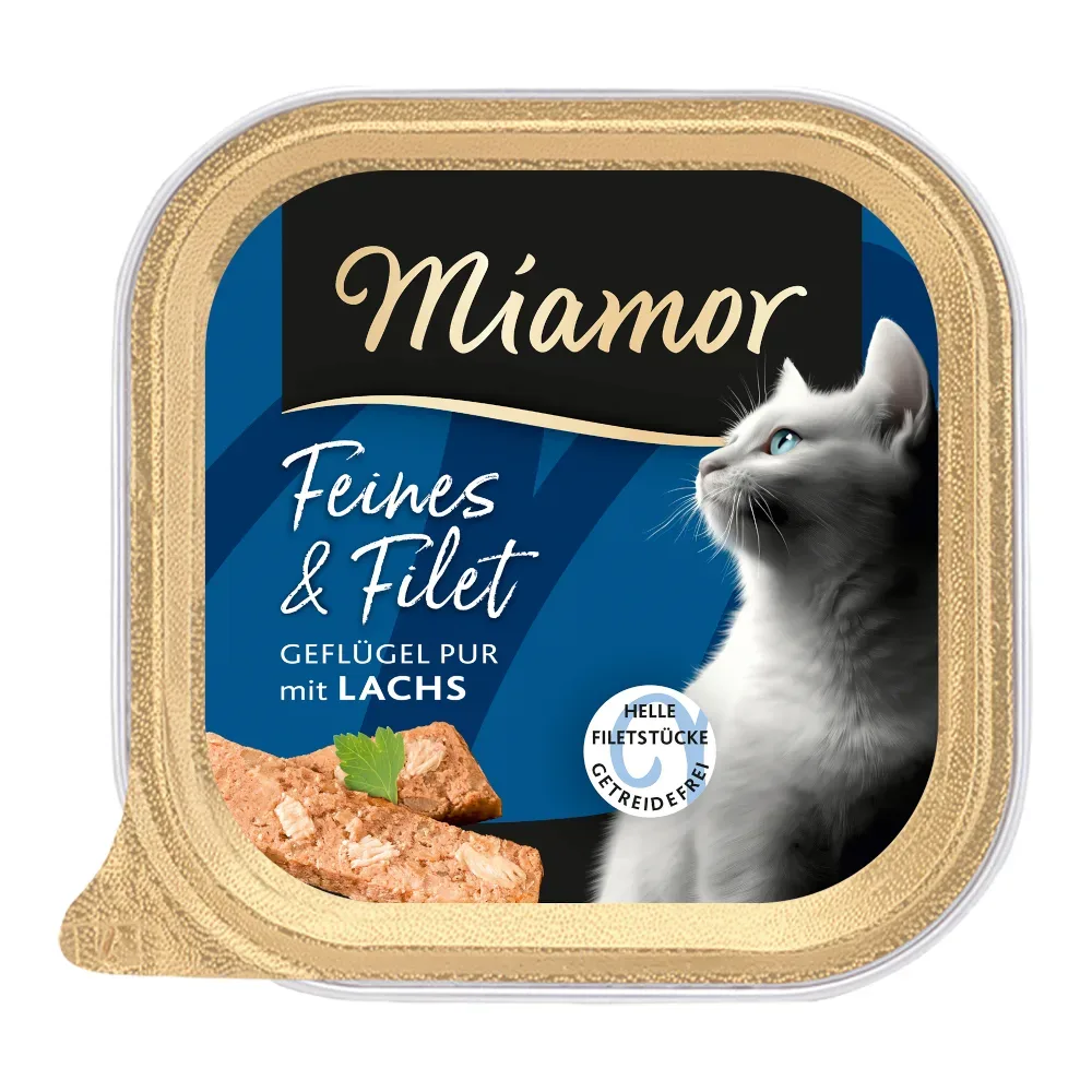 Miamor Feines & Filet 16 x 100 g - Geflügel Pur & Huhn