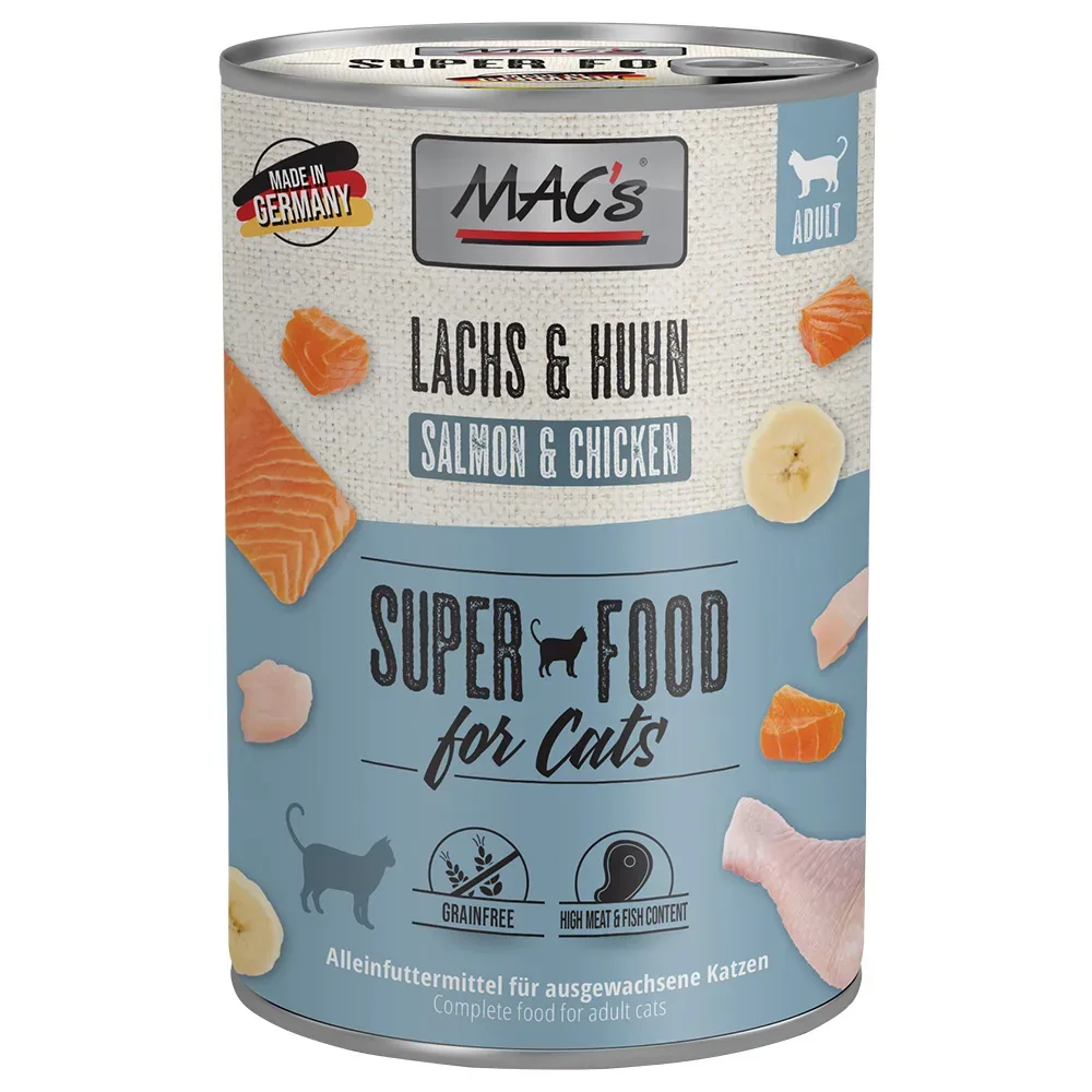 MAC´s Cat 6 x 400 g - Kitten (Pute, Rind, Ente)