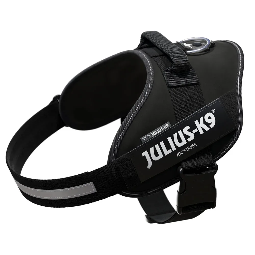 JULIUS-K9 IDC®-Powergeschirr - schwarz - Grösse 2XS: Brustumfang 33 - 45 cm