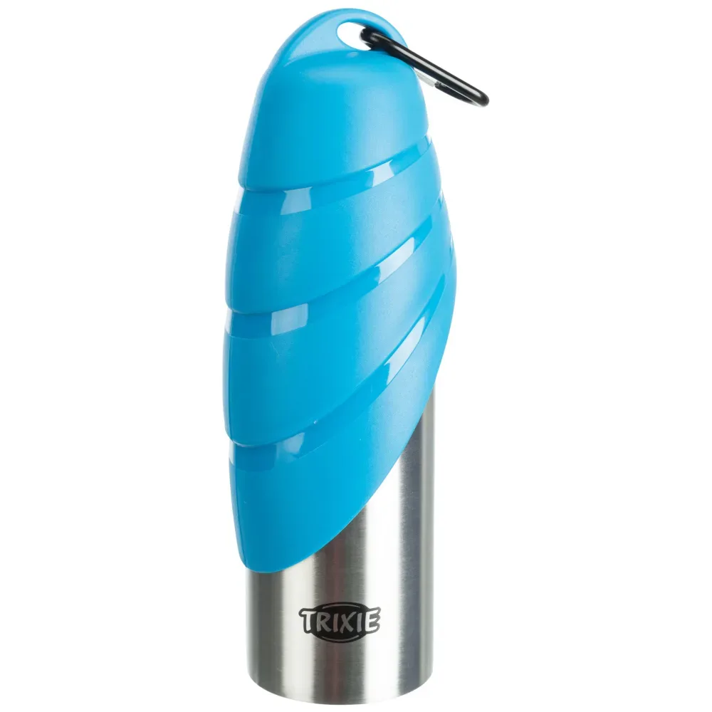 Trixie Friends on Tour Edelstahl-Flasche mit Trinknapf - 750 ml