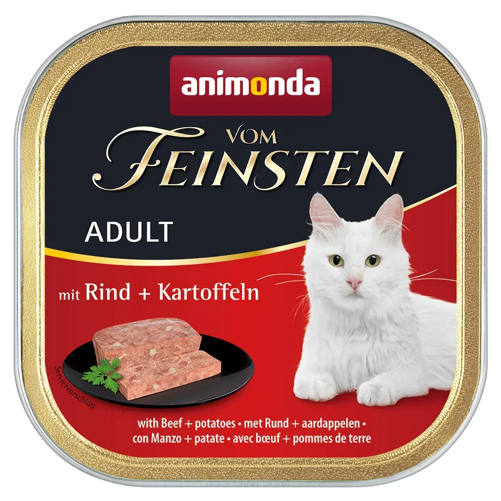 Megapack animonda vom Feinsten Adult 64 x 100 g - Rind & Kartoffeln