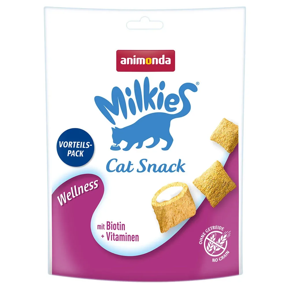 animonda Milkies Knuspertaschen Mixpaket - 6 x 120 g (4 Sorten)