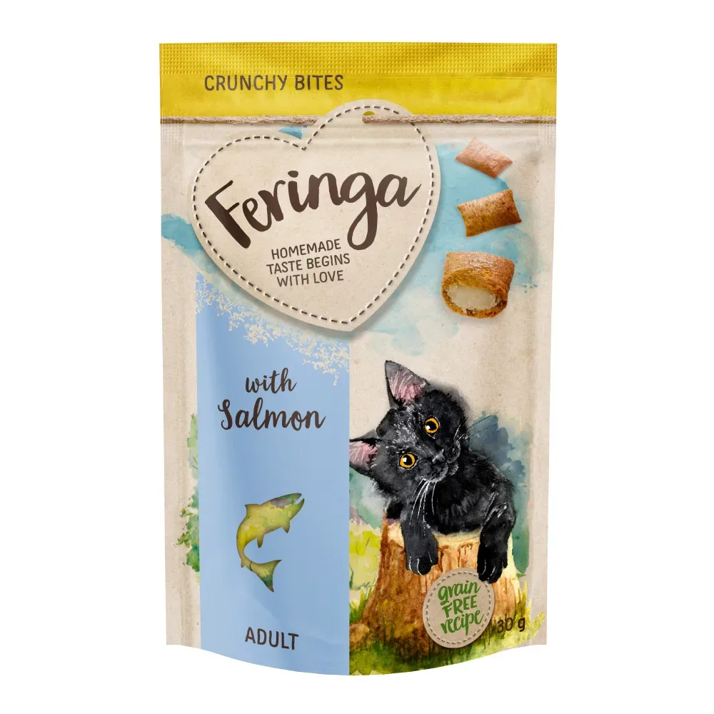 Feringa Crunchy Bites Lachs - 3 x 30 g
