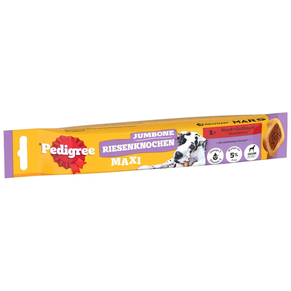 Pedigree Riesenknochen Maxi - Rind 12 x 180 g (12 x 1 Stück)