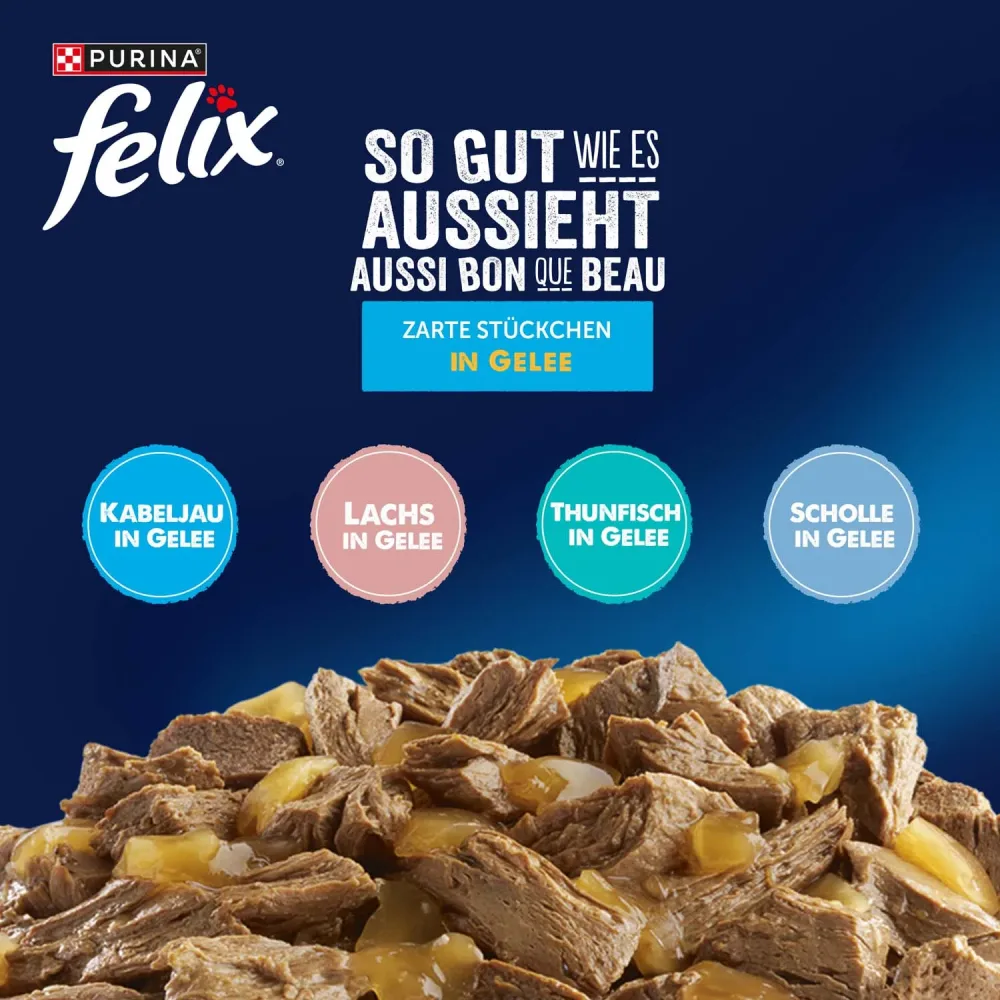 Felix So gut wie es aussieht 24x85g Geschmacksvielfalt mit Gemüse