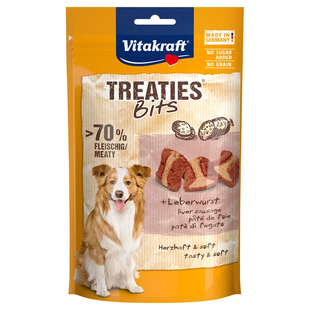Vitakraft Treaties Bits Hundesnack Leberwurst