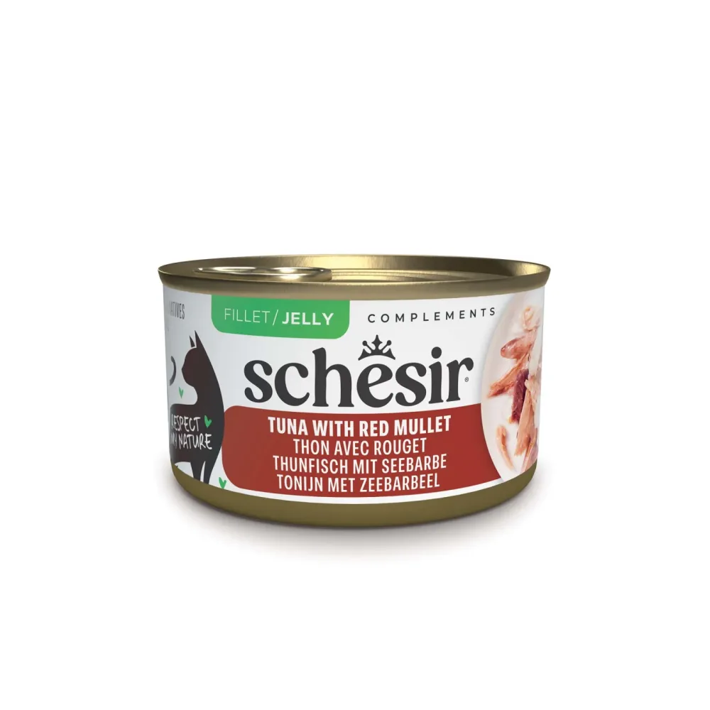 Sparpaket Schesir Complements in Gelee 24 x 70 g - Thunfisch mit Rotbarbe