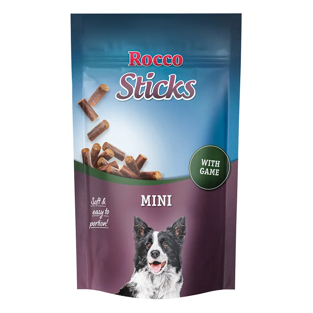 Sparpaket Rocco Sticks Mini - mit Wild 3 x 100 g