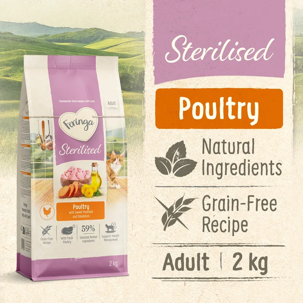 Feringa Adult Sterilised Geflügel - NEU 2 kg