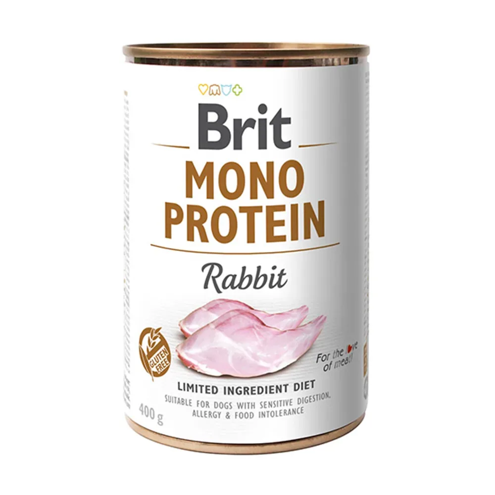 Sparpaket Brit Mono Protein 12 x 400 g  - Kaninchen